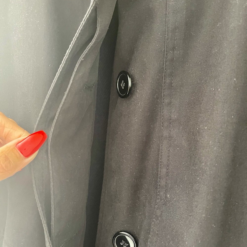 Valerie Stevens black trench coat - Picture 4 of 10